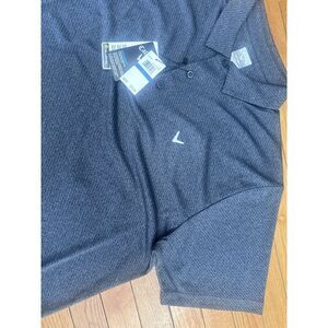 NWT Callaway XL UPF Moisture Wicking Golf Shirt  Graphic Black Heather